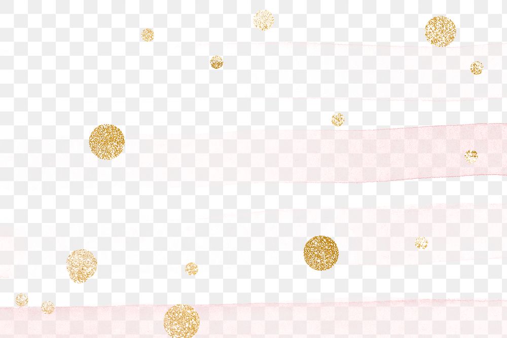 Gold dots with pink stripes background design element