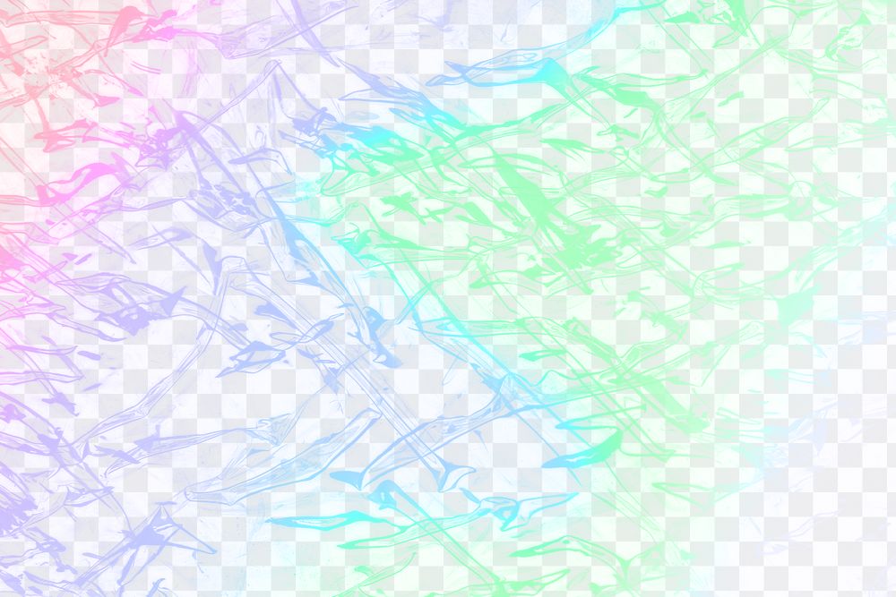 Holographic background png plastic surface texture wrinkled