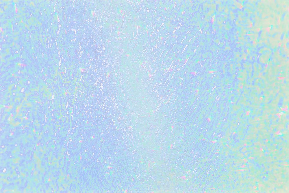 Blue holographic gradient background png ice surface texture