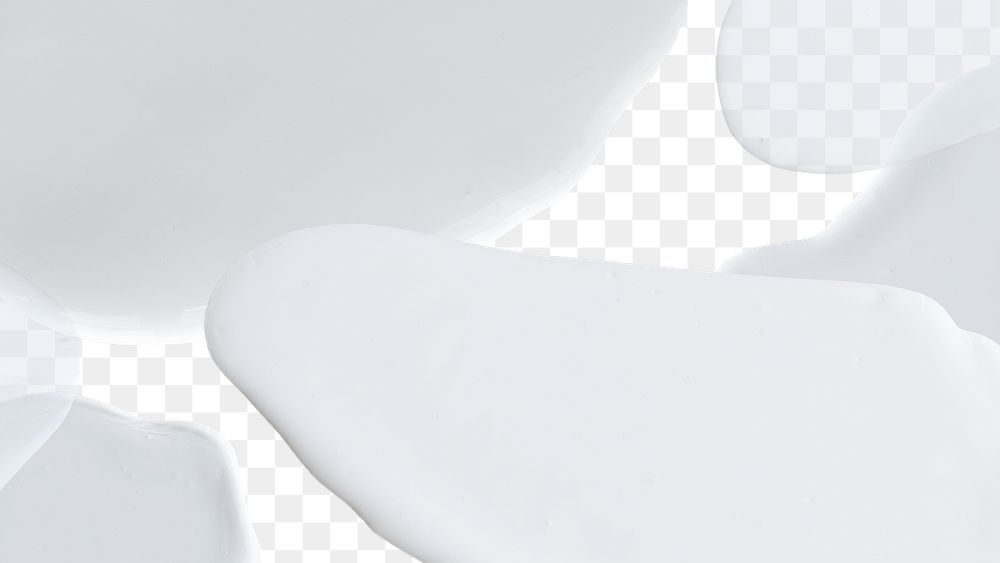 Abstract white paint png transparent