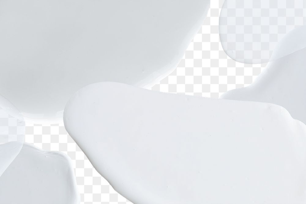Png abstract white paint transparent