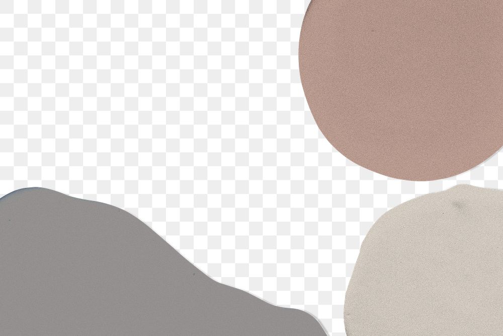 Abstract earth tone paint png