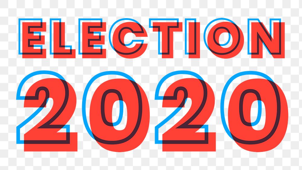 Png multiply font election 2020 text typography