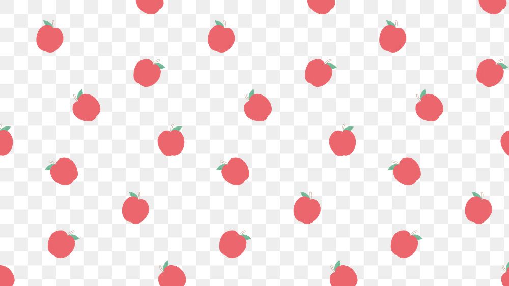 Png apple pattern transparent background