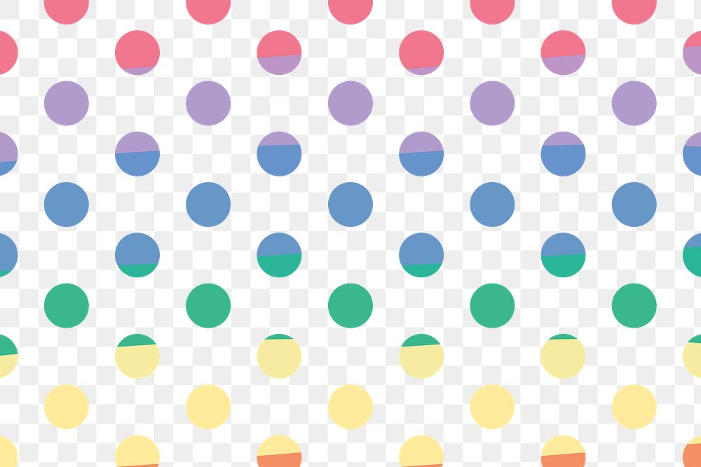 Png polka dot colorful artsy wallpaper