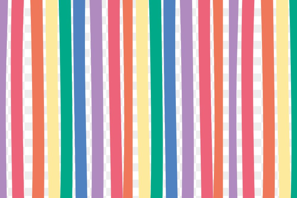 Colorful stripes png plain cute colorful pattern