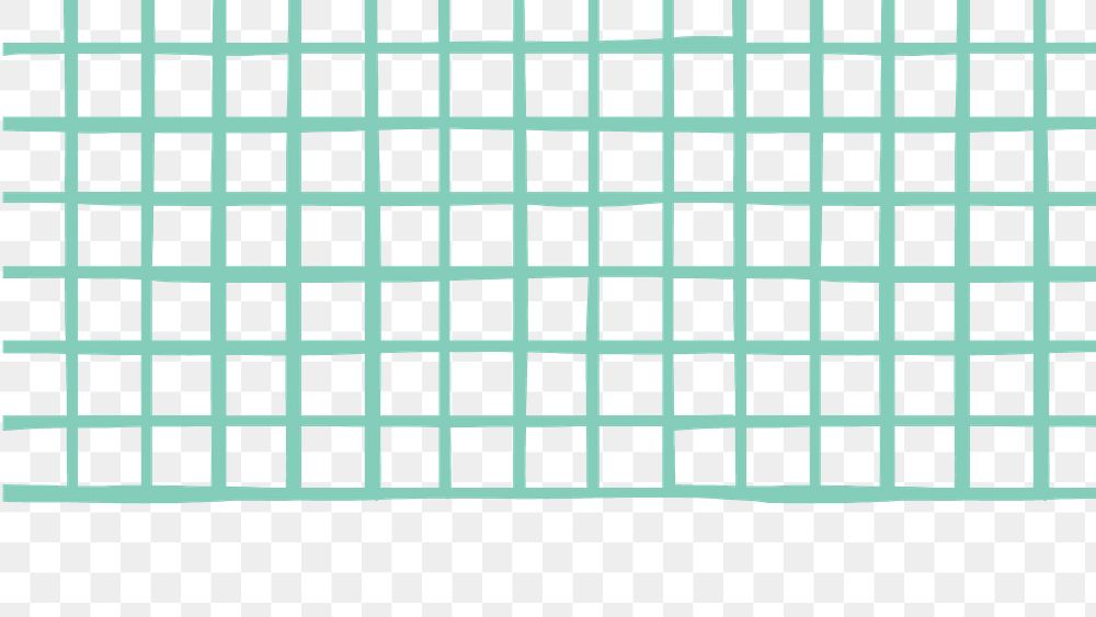Simple green grid png pattern