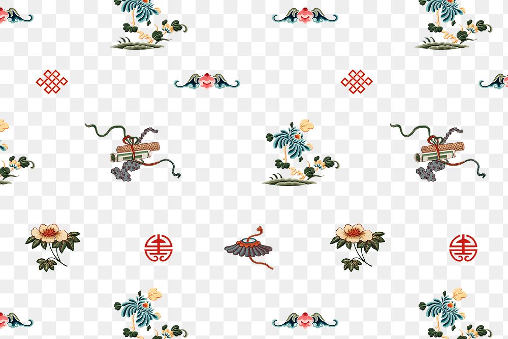 Png traditional Chinese art pattern background