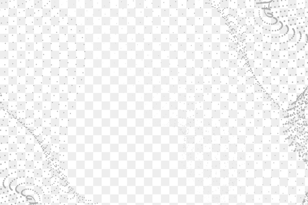 Gray border abstract wireframe png technology background