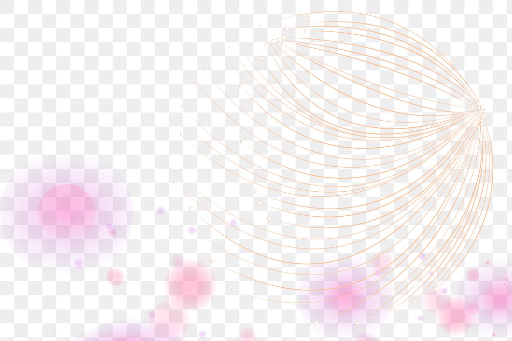 Png technology abstract with particle lines