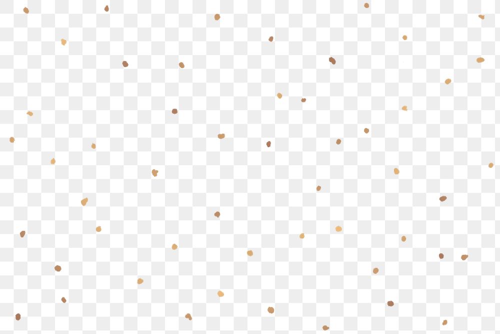 Sparkling gold polka dots png transparent background festive wallpaper