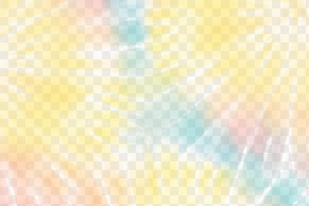Colorful png tie dye on transparent background