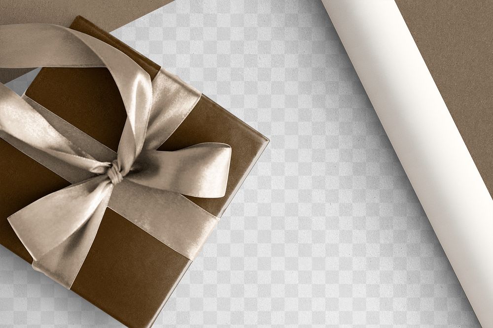 Gift wrapping paper mockup png transparent, Christmas gift ideas