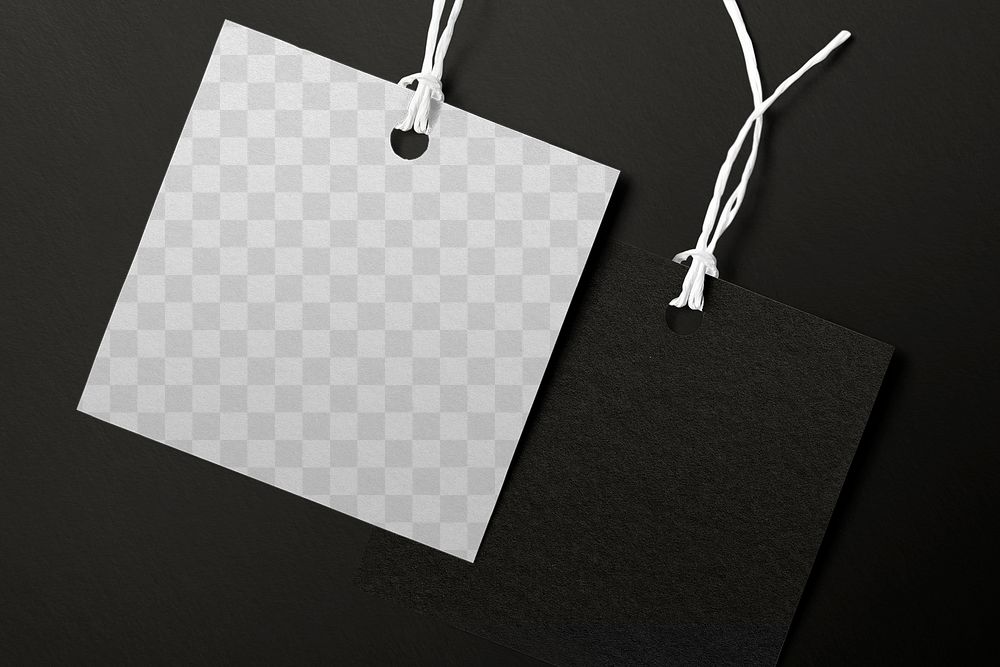 Png transparent price label mockup