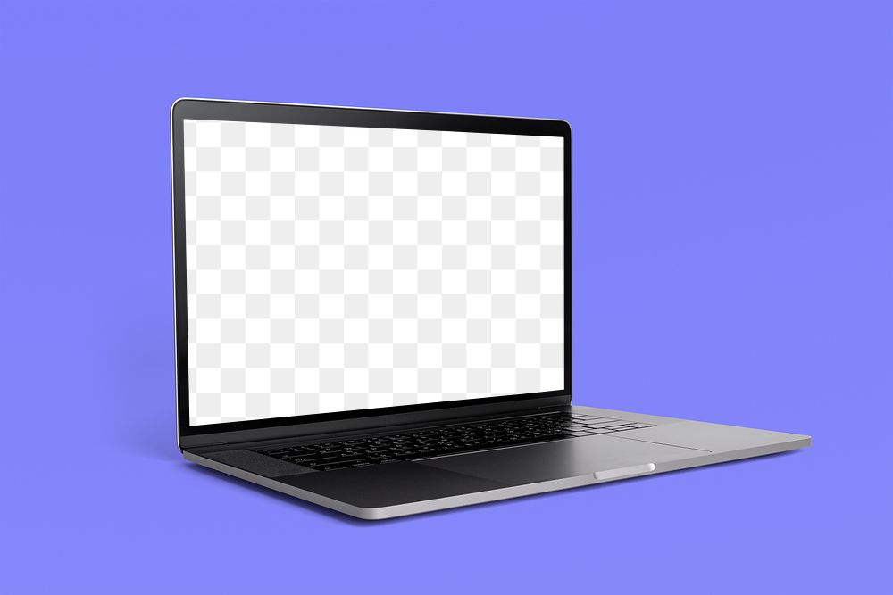 Png blank laptop screen mockup