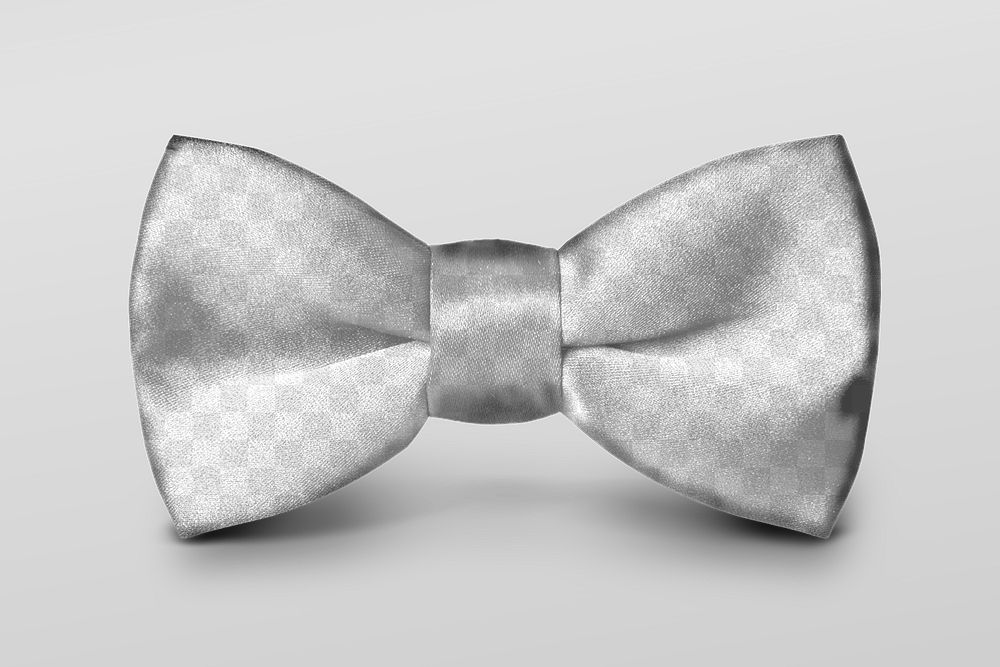 Png bow tie transparent mockup 