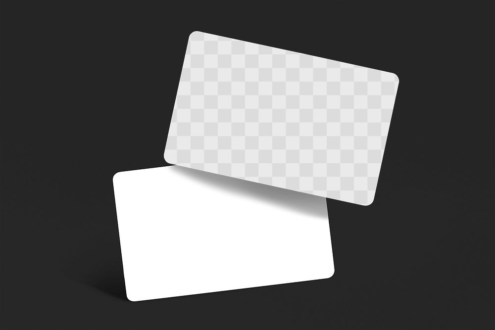 Business card png mockup