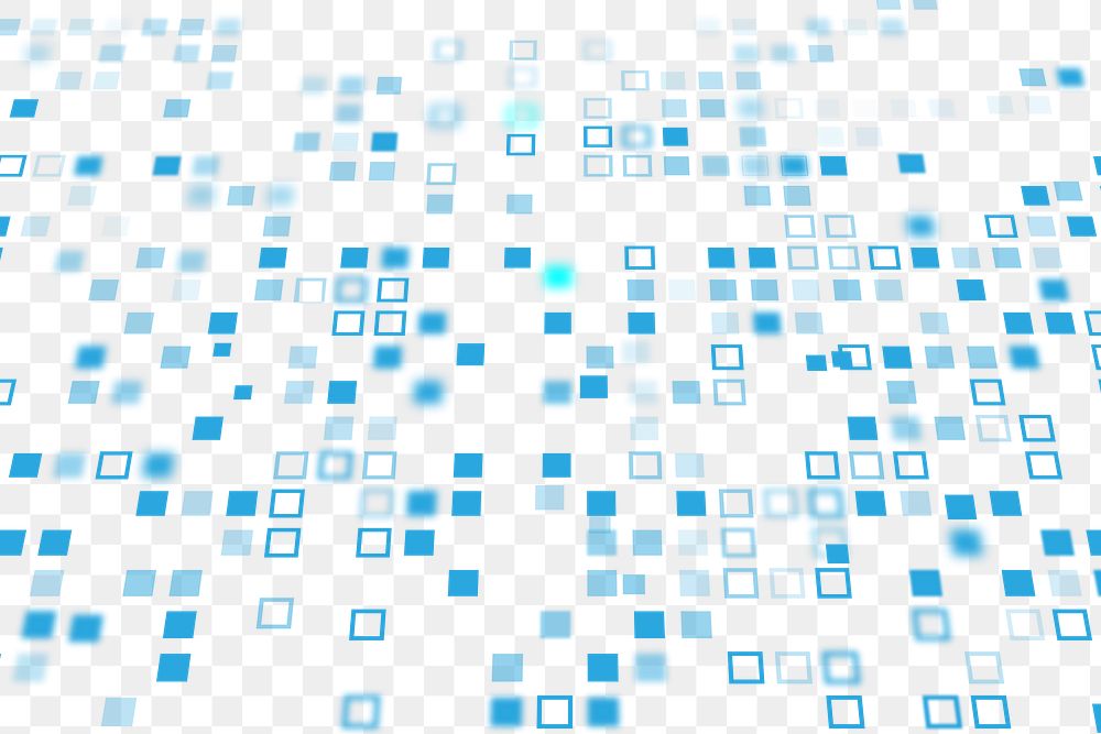 Defi blockchain technology background png in gradient blue