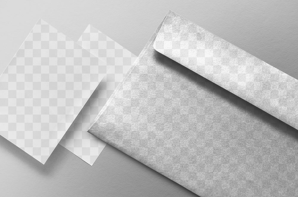 Envelope paper mockup png stationery