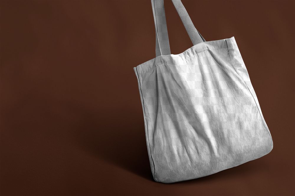 Canvas tote bag mockup png eco friendly product