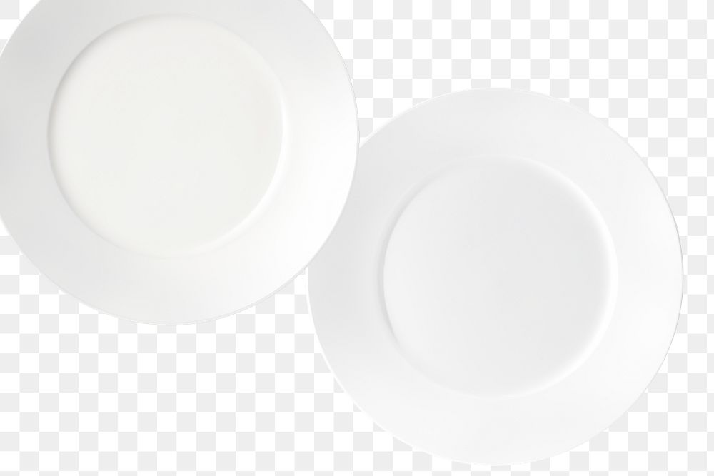 Two plate mockups png tableware