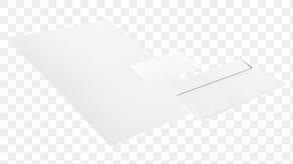 Envelope paper mockup png stationery