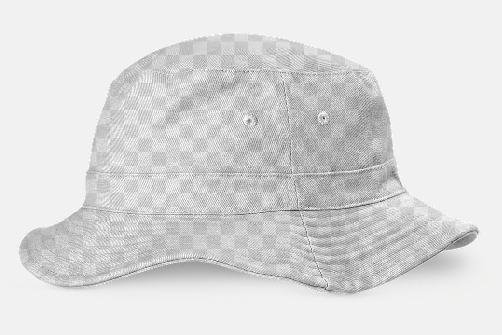 Png bucket hat mockup transparent streetwear accessories