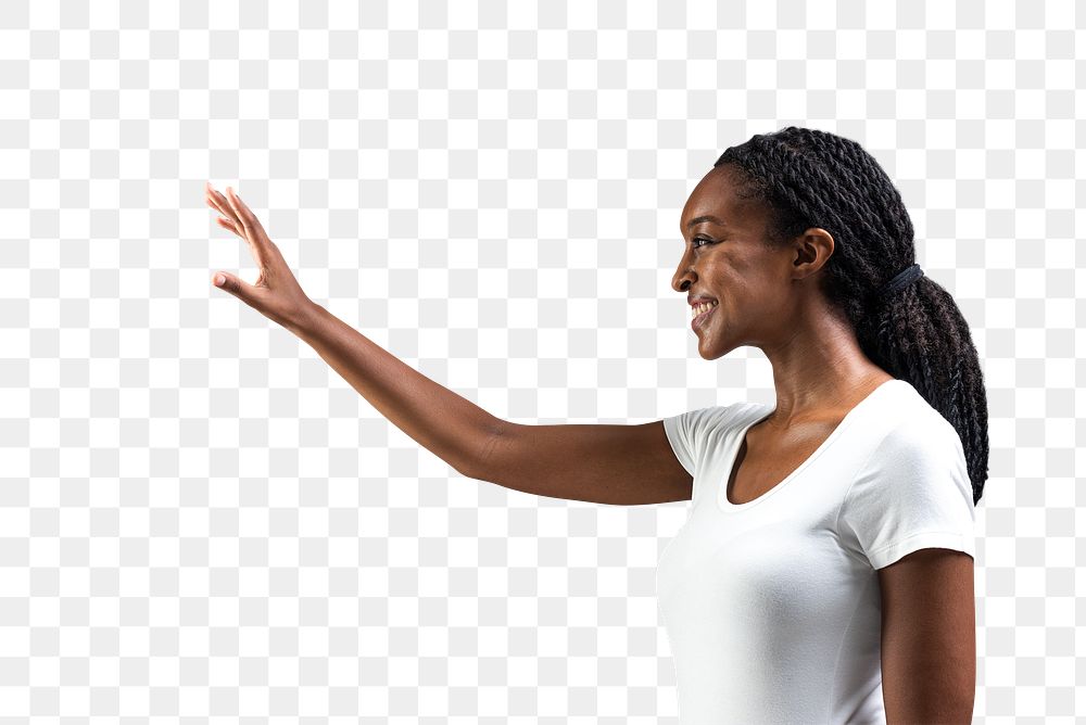 African American woman's hand png