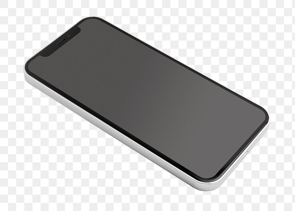 Smartphone black screen mockup png innovative future technology