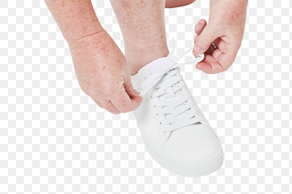 White running shoes sportswear apparel women's fashion png mockup