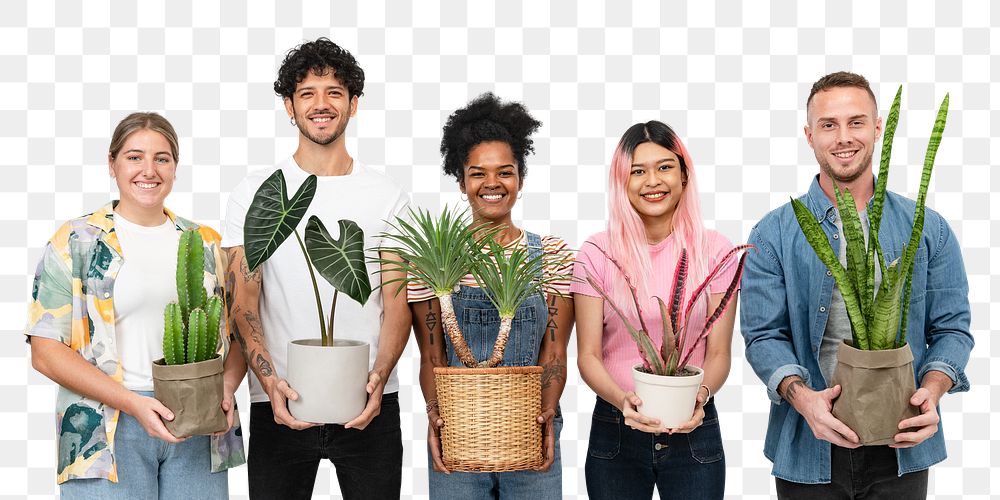 Happy plant parents mockup psd