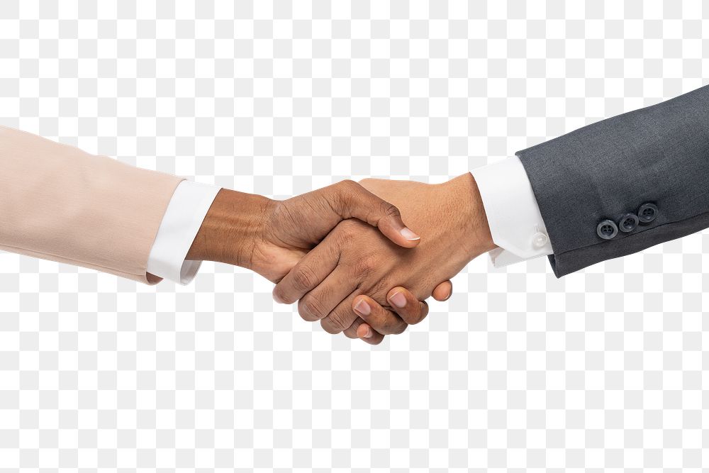 Png Business agreement handshake mockup hand gesture