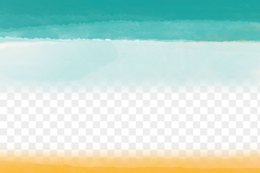 Watercolor png border gradient background