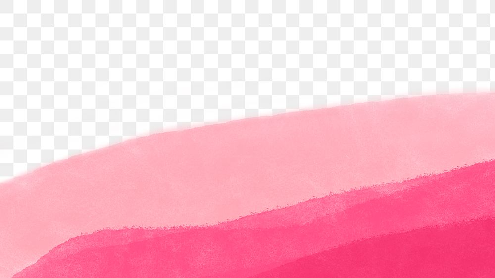 Png pink border watercolor design