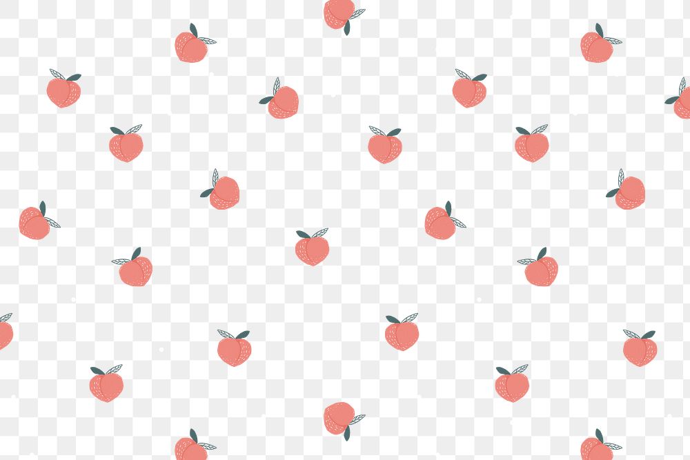 Peach pattern PNG background, transparent pattern