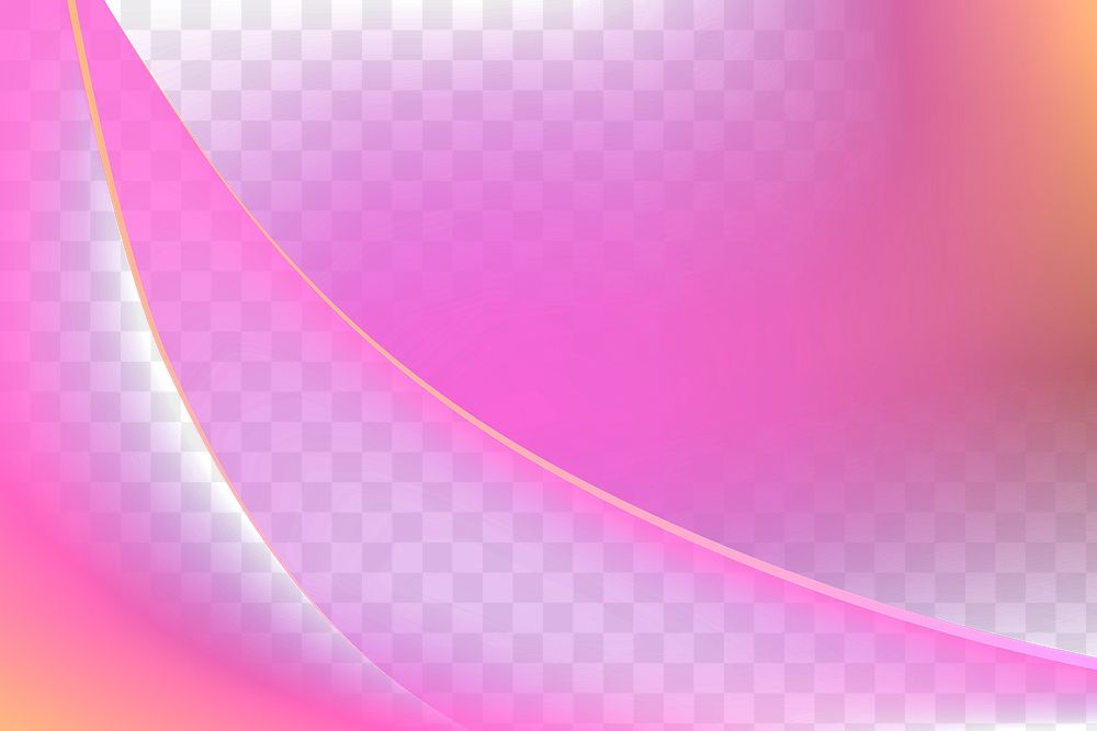 Png abstract border frame pink design