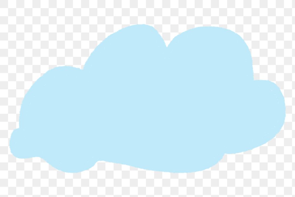 Cloud PNG sticker flat design | Free PNG Sticker - rawpixel