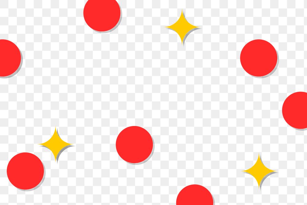 Geometric png background, polka dot pattern