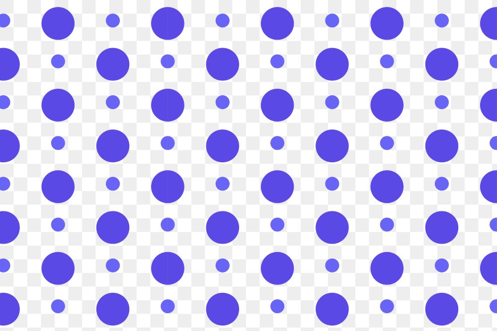 Abstract background png transparent, polka dot pattern in purple