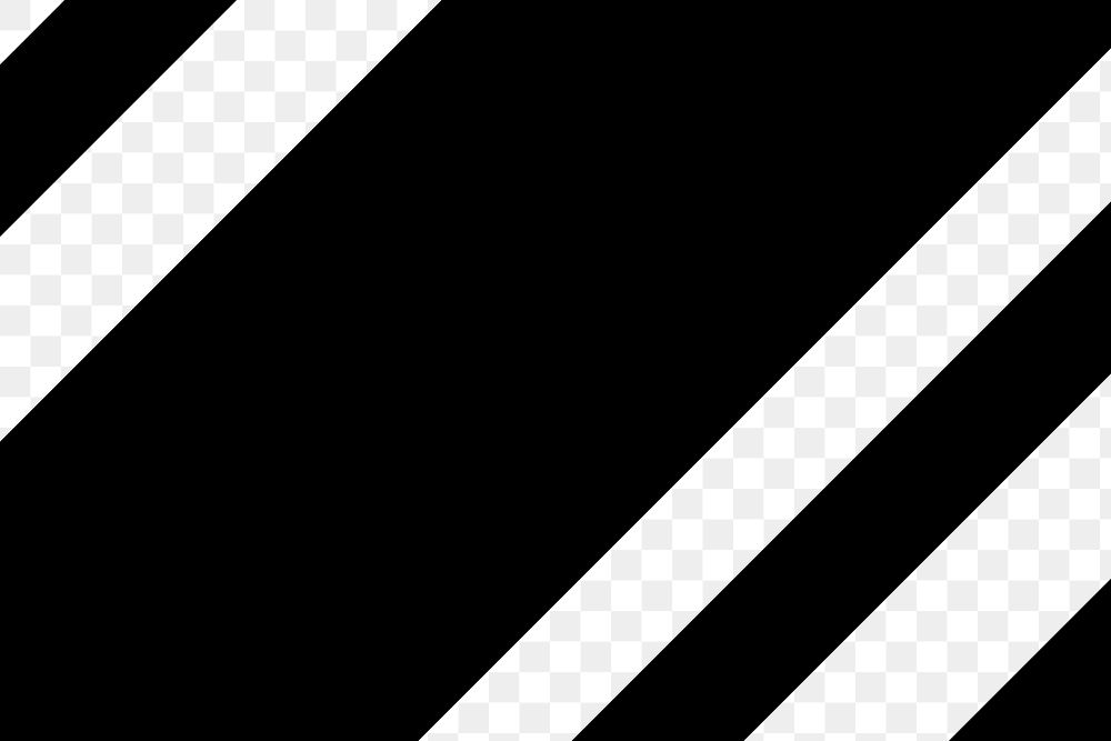 Simple pattern background png transparent, black striped transparent design