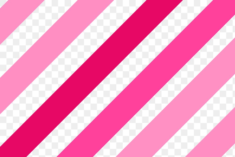 Pink striped background png transparent, colorful pattern, cute design