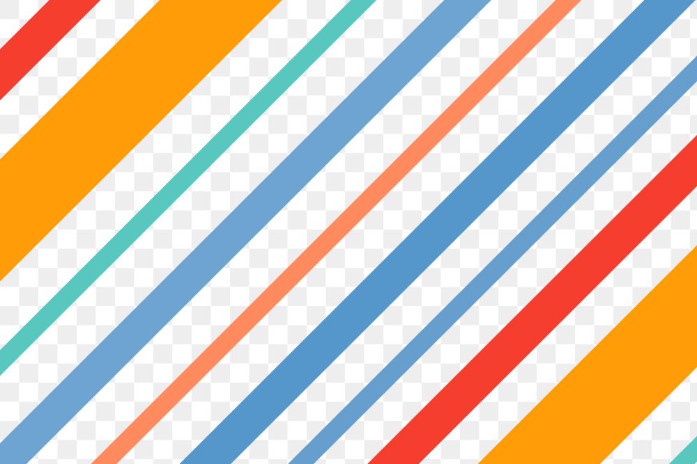 Cute striped background png transparent, orange colorful pattern