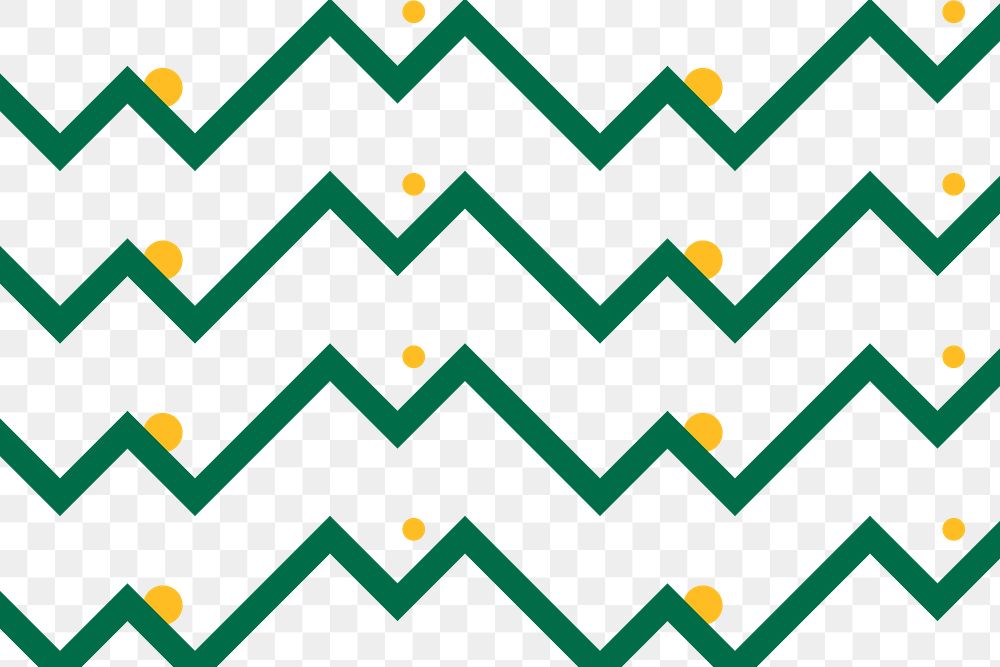 Chevron background png transparent, green zigzag pattern, creative design