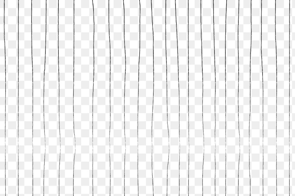 Striped pattern png, transparent background, doodle design