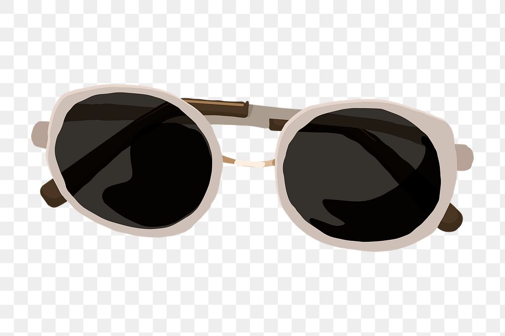 Sunglasses png sticker, women&rsquo;s eyewear fashion illustration