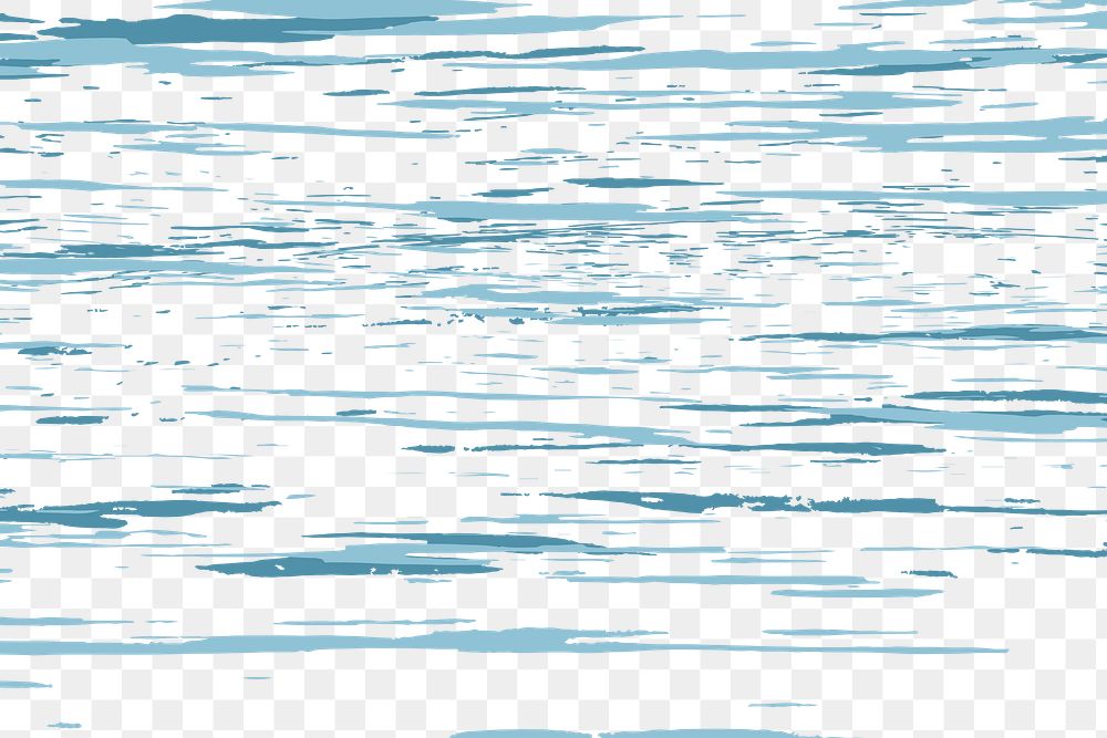 Calm ocean png background painting design