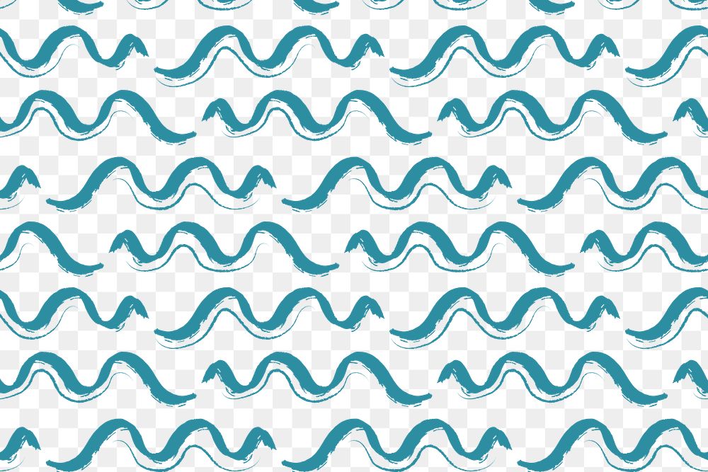 Cute doodle png transparent background blue lines design