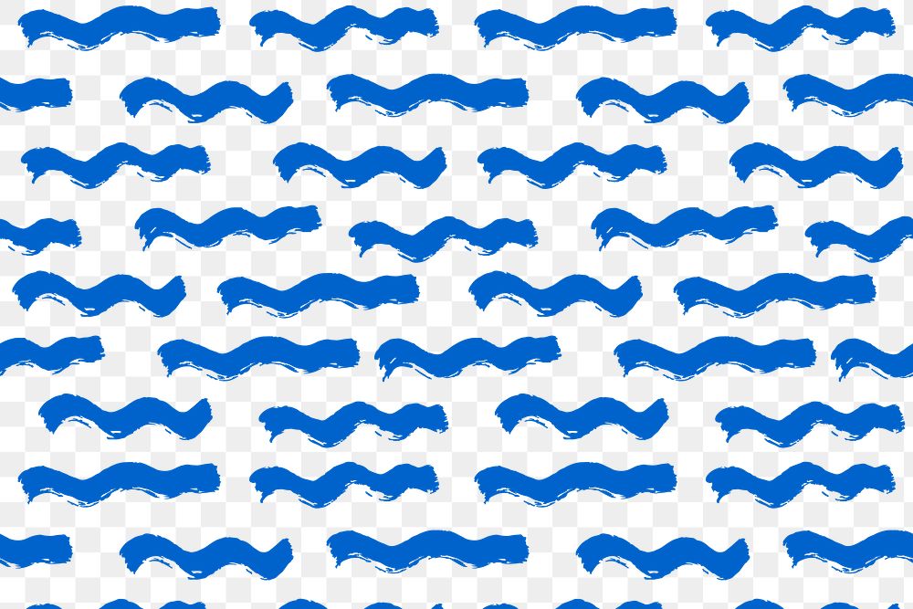 Cute doodle png transparent background blue lines design