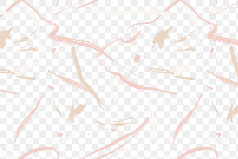 Abstract squiggle png pattern, transparent background