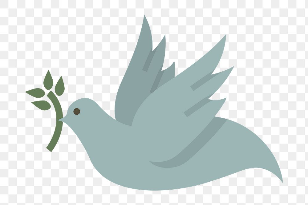 Christian dove of peace symbol design element